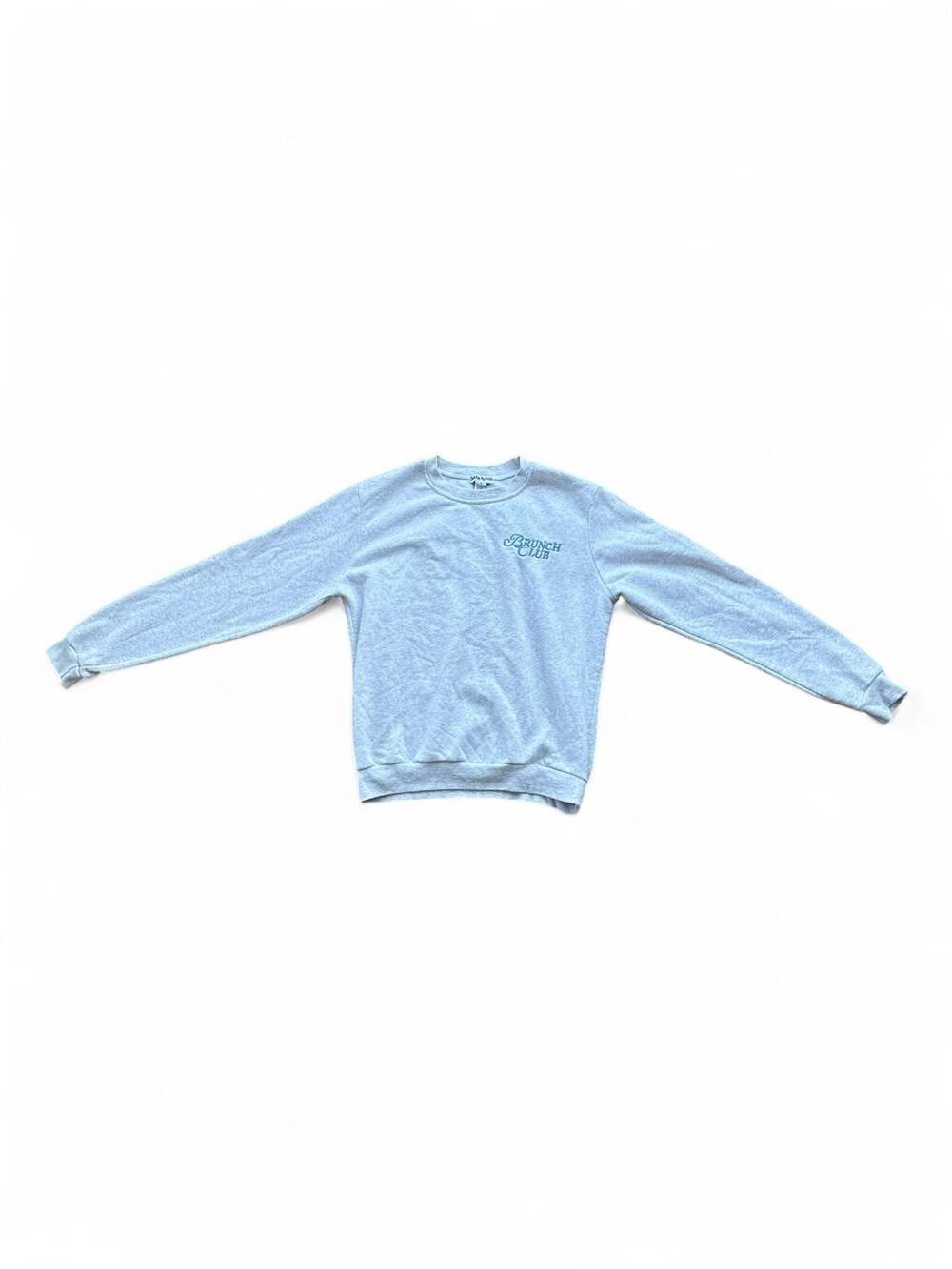 Sunday Retreat Brunch Club Pancake Graphic Crewneck Sweatshirt
